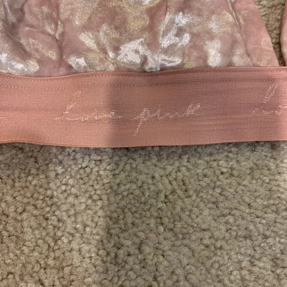 Pink by Victoria Secret Velvet Bralette - Picture 2 of 7